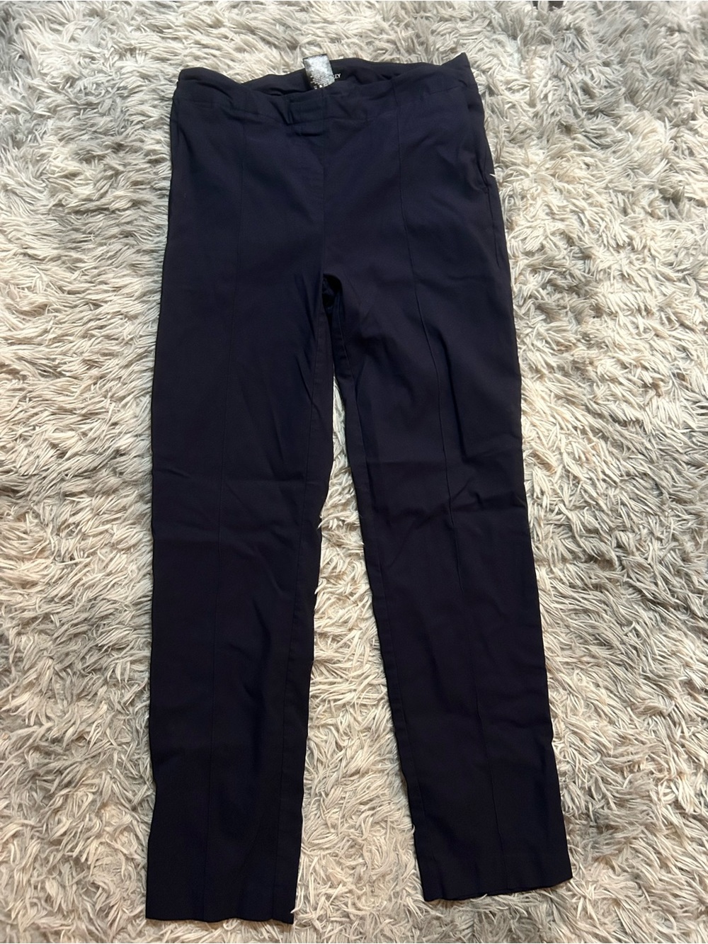 Hilary Radley Navy High-Rise Ponte Leggings